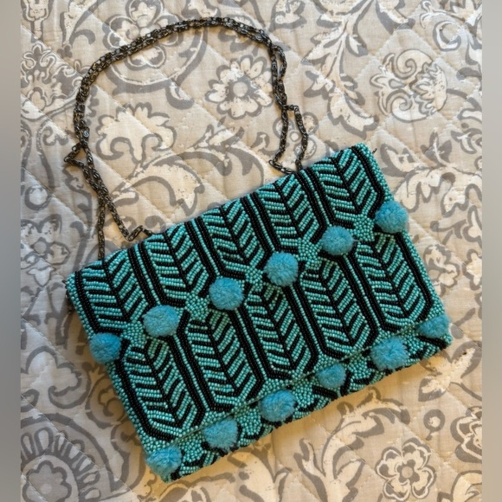 Anthropologie Beaded Bag